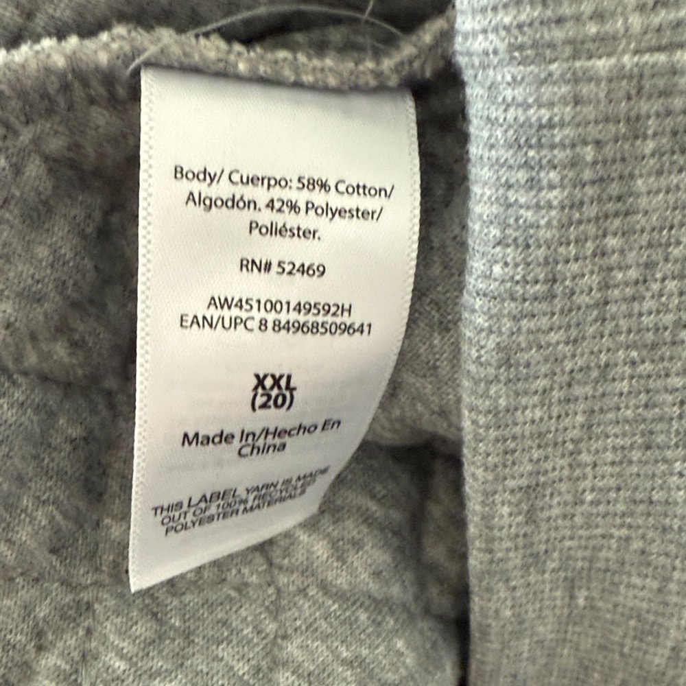 Athletic Works Women's Gray Quilted Zip-Up Jacket NWT - Picture 10 of 10